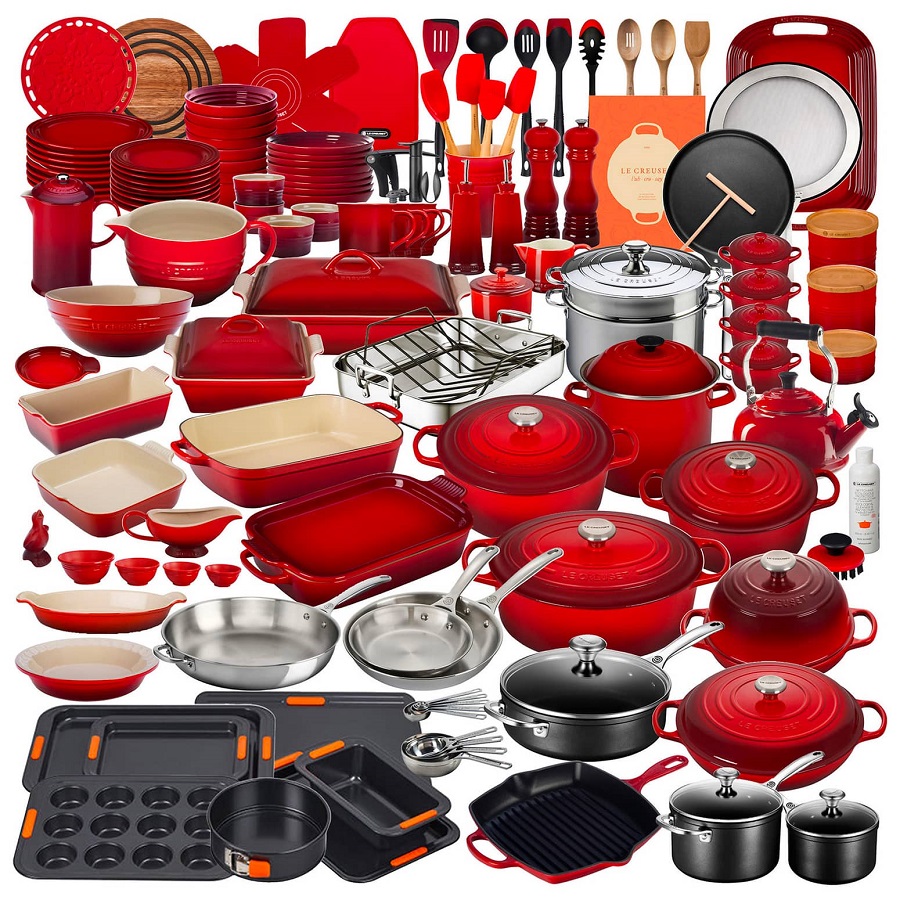 le creuset 157-piece ultimate cookware set