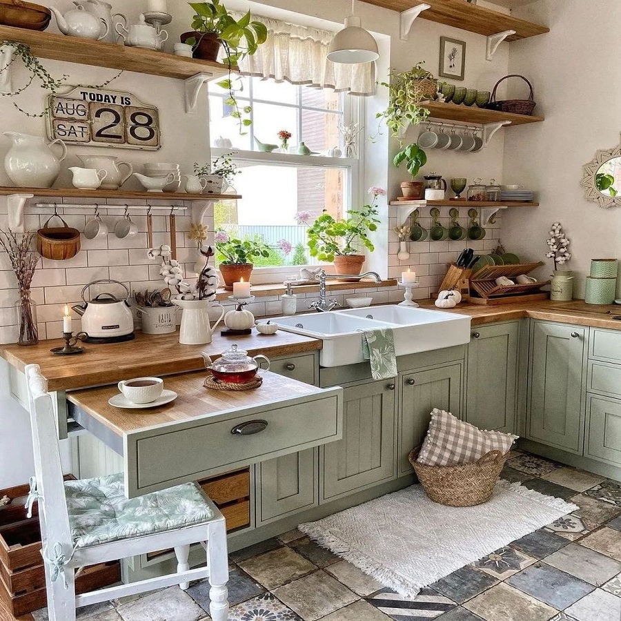 small country kitchen
