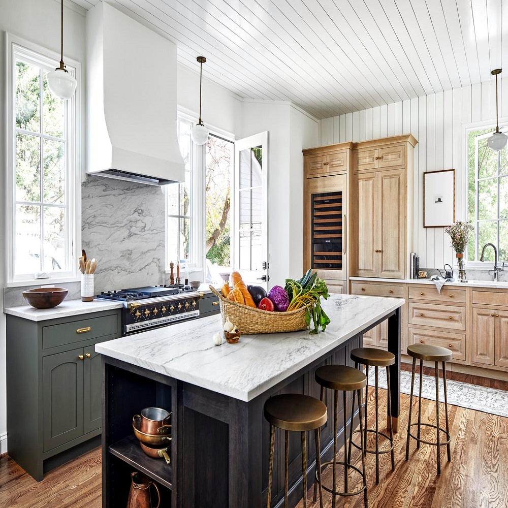 modern kitchen island decor