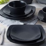 black crockery