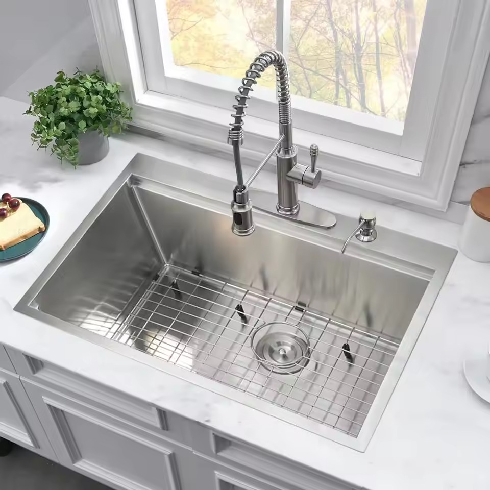 how deep are kitchen sinks