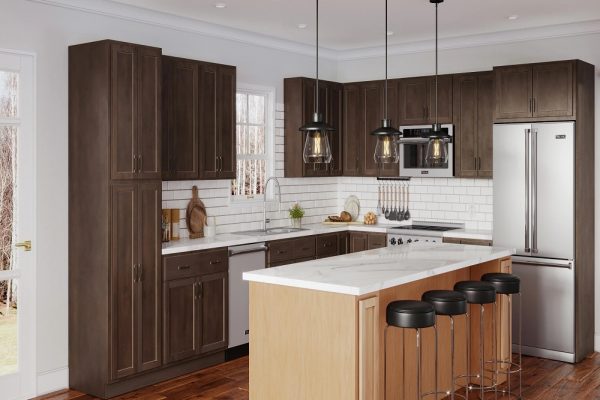 espresso kitchen cabinets ideas