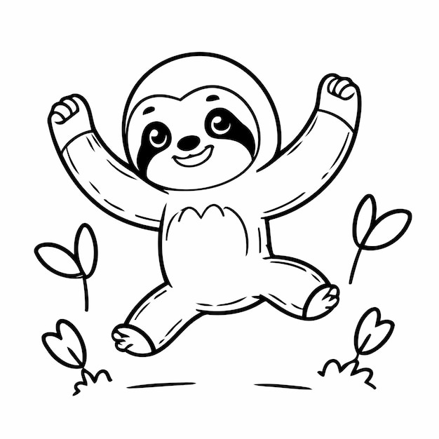 Cute sloth