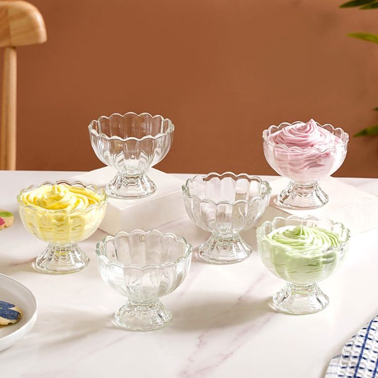 clear glass tableware