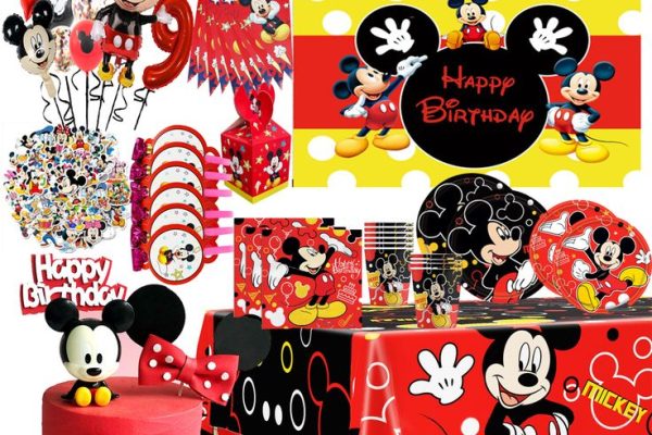 mickey mouse party tableware