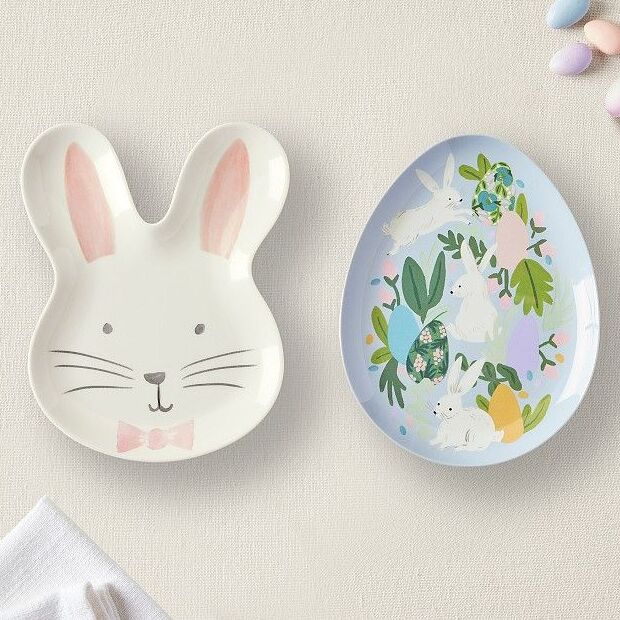 Rabbit dinner plate