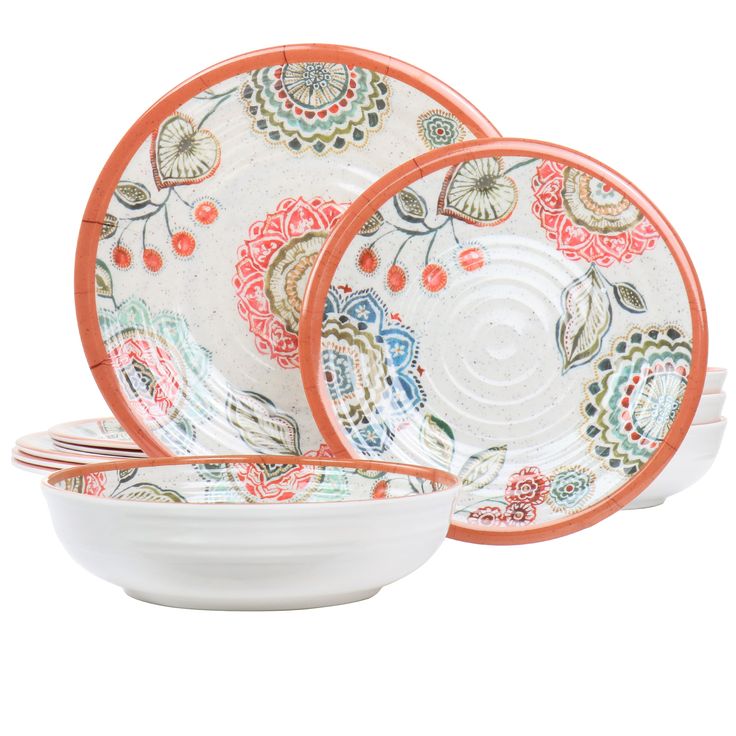 retro melamine tableware